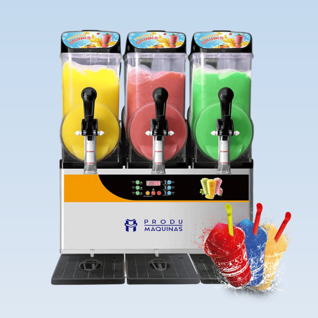 Máquina de granizado granizadora slush 3 tanque 36 litros Quito Ecuador
